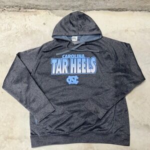 University of North Carolina Tar Heels Hoodie Pullover Gray Knights Apparel ‎ L